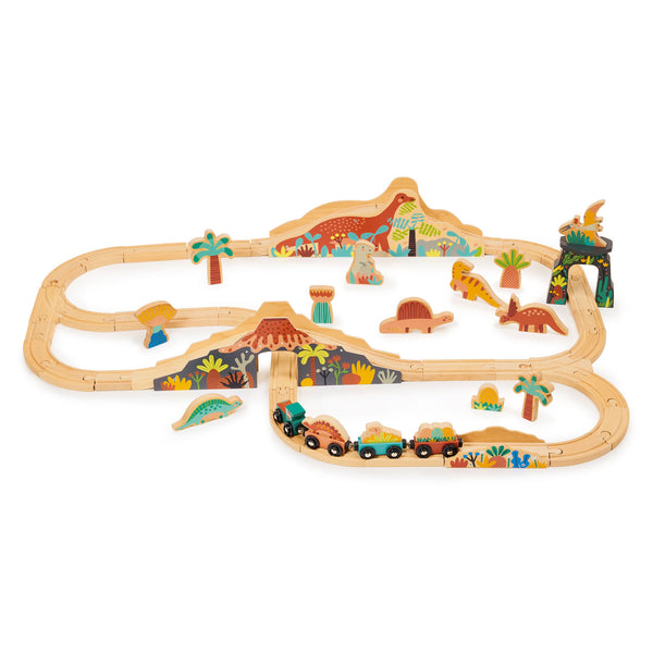 Mentari Toys Lost World Dinosaur Railway Set