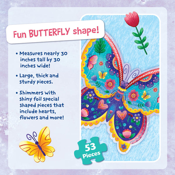 Butterfly Floor Puzzle (53pc)