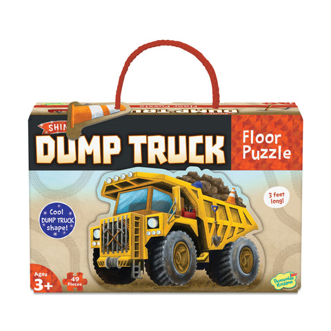 Shiny Dump Truck Floor Puzzle