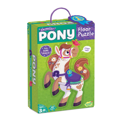 Shimmery Pony Floor Puzzle