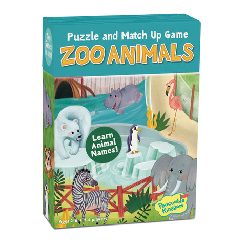 Zoo Animal Puzzle & Match Up Game